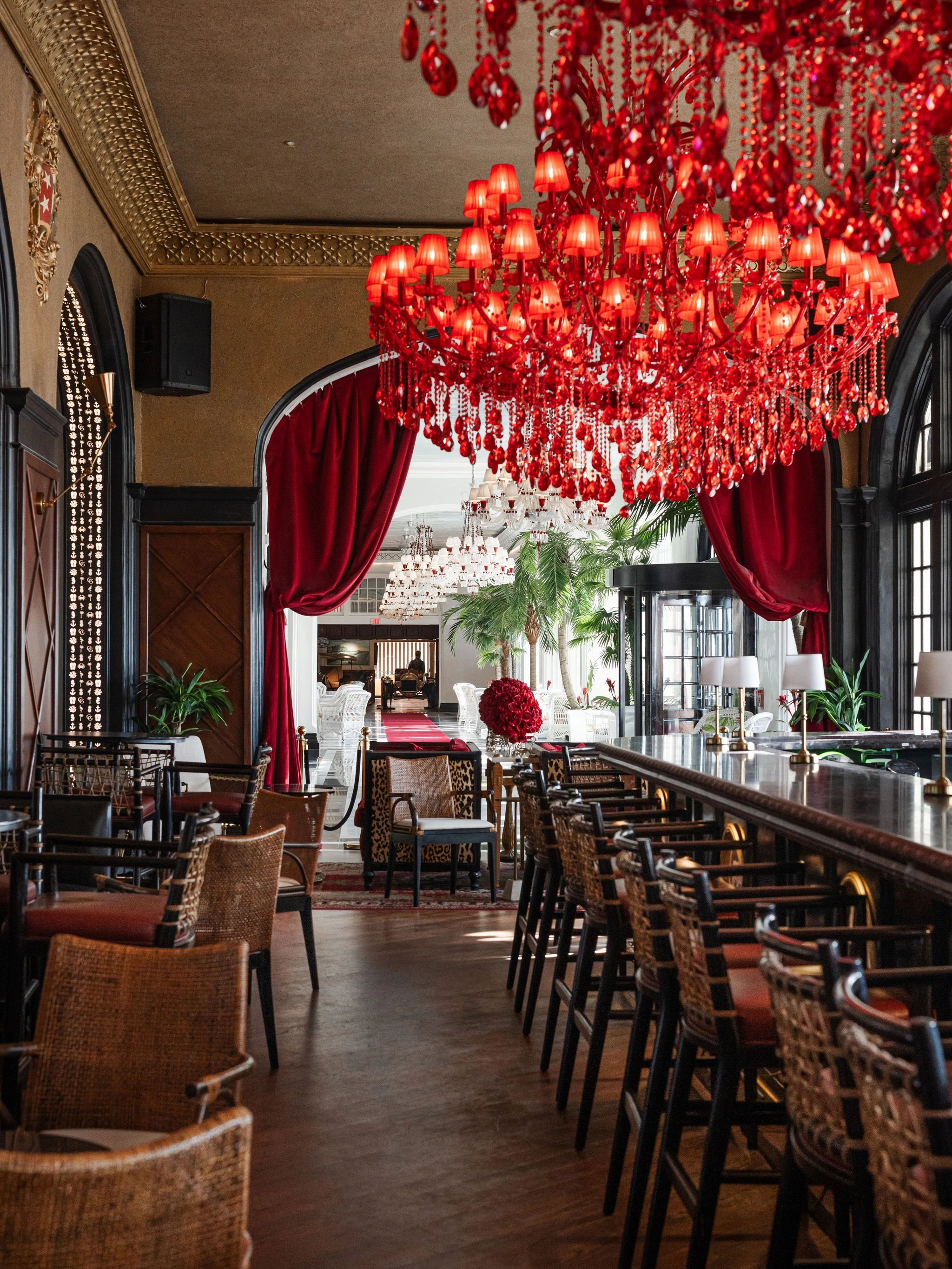 The Founder's Bar at Grand Galvez Galveston