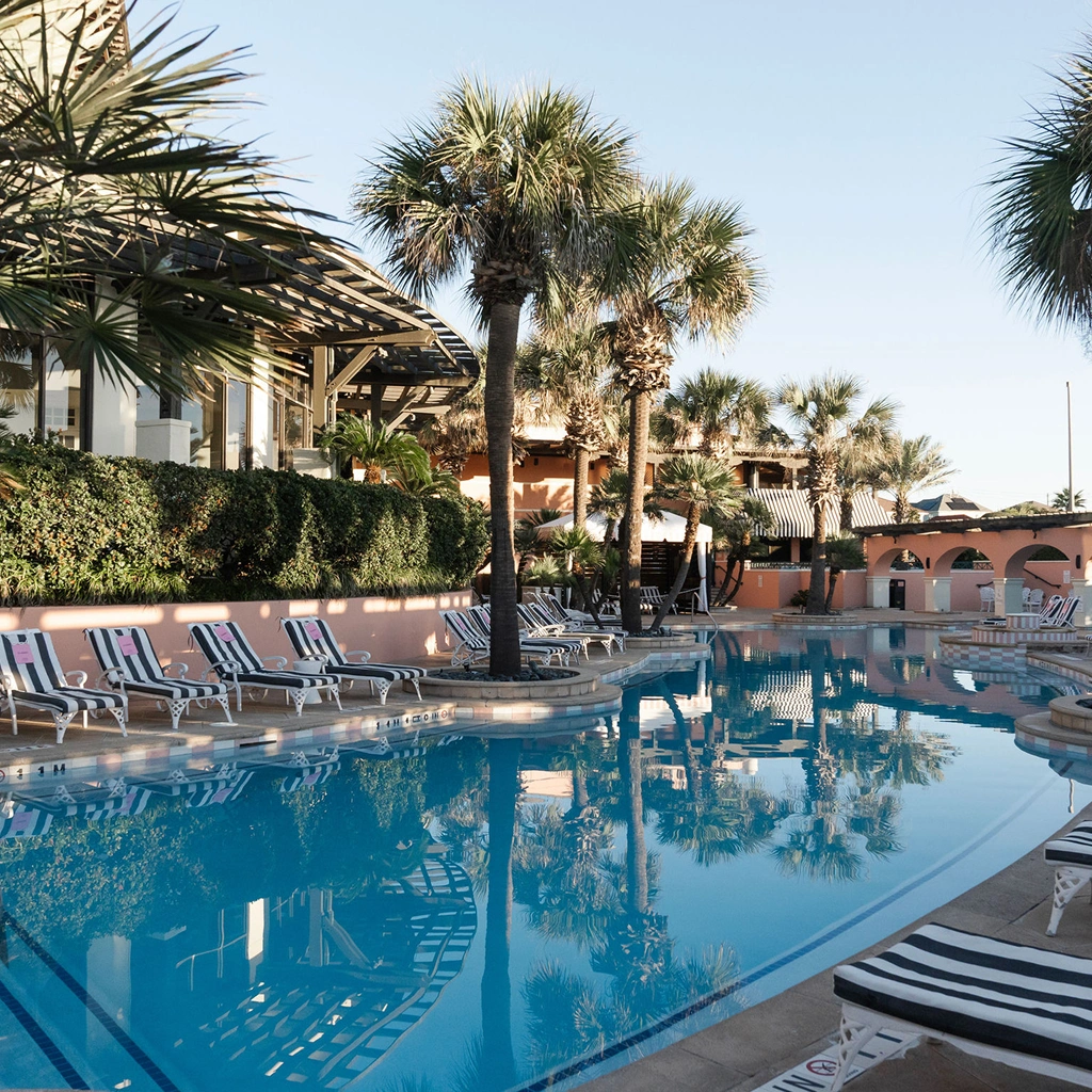 Resort Pool and Cabanas